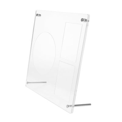 SUPVOX Cd Display Stand Clear Acrylic Photocard Holder for Albums Space-saving Design for Organized Display of and for Collectors and Fans