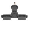 Handheld Radio Car Vent Mount Adjustable Flexible Design Secure Fit Universal Compatibility for Most Cars Trucks SUVs Black ABS Material view 1