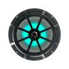 KICKER 46KMC2 Marine Bluetooth All-Weather AM/FM USB/AUX Gauge Style Media Center Receiver W/Black Cover, Remote Control, 4X 8 300W Max Power RGB LED Boat Speakers W/White Grilles, Antenna, Wire view 4
