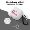 0 Days Without Sarcasm Bluetooth Earbuds Case Cover for pods 3 with Keychain Headphone Cover Unisex Shockproof Protective view 3