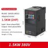 0.75KW 1.5KW 2.2KW 4KW Frequency Inverter 1P-3P 220V 3P-3P 380V Output Frequency Converter Variable Frequency Drive(1.5KW 380V 3PH-3PH B) view 2