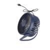 Cocoarm USB Fan, Mini USB Table Fan 360 Degrees Rotation Desk Fan Portable Fan Small Ultralise for Home Desk Office Travel (dark blue) view 3