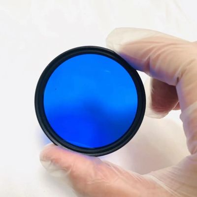 EWAIDI Various Sizes 58mm Round 450nm and 800nm Infrared IR high Pass Filter Blue Glass QB19 for Camera Photography(82mm)