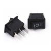 100PCS 3 Pin 3A 250V 10 * 15mm Black Button Rocker Switch ON Off ON AC 10X15 Mini Rocker Power Switches view 2