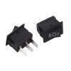 100PCS 3 Pin 3A 250V 10 * 15mm Black Button Rocker Switch ON Off ON AC 10X15 Mini Rocker Power Switches view 3