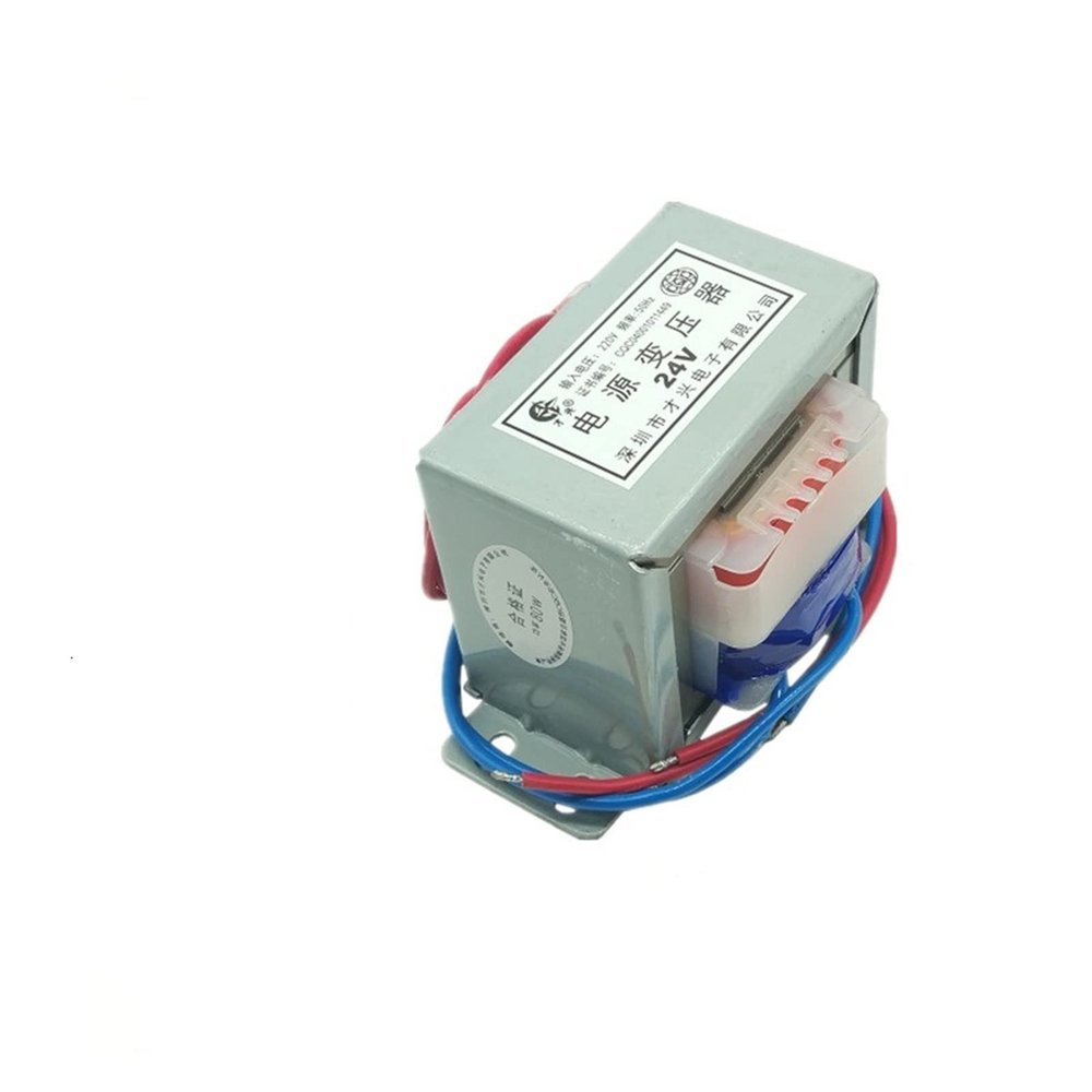 HFFFXRCY Power Transformador 80W Coil Audio Transformer EI76 DB-80VA 220V 380V to AC Single/Double 6V 9V 12V 18V 24V 30V 36V 110V Trafo(220V Double,AC36V)