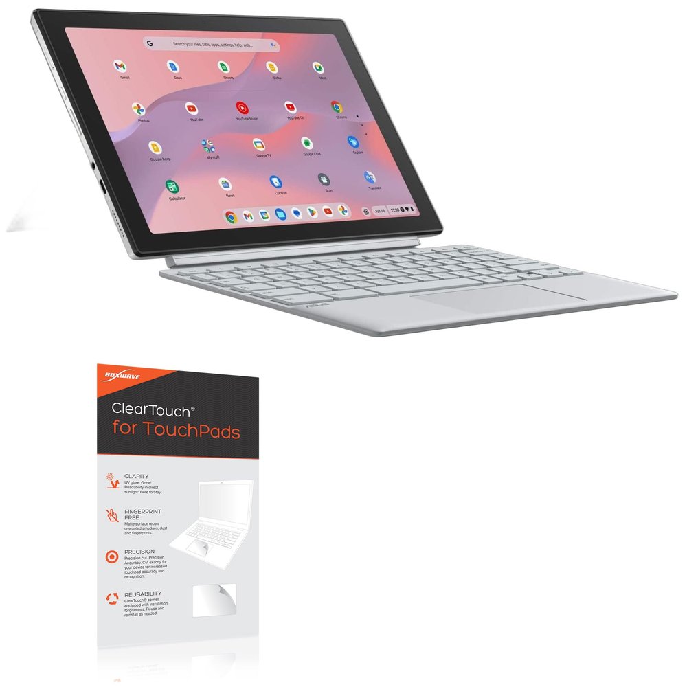 BoxWave Touchpad Protector Compatible with ASUS Chromebook CM30 Detachable (CM3001) (10.5 in) - ClearTouch for Touchpad (2-Pack), Pad Protector Shield Cover Film Skin
