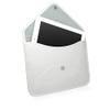 BoxWave Case Compatible with ASUS Chromebook CM30 Detachable (CM3001) (10.5 in) - Elite Leather Messenger Pouch, Synthetic Leather Cover Case Envelope Design - Ivory White view 2