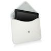 BoxWave Case Compatible with ASUS Chromebook CM30 Detachable (CM3001) (10.5 in) - Elite Leather Messenger Pouch, Synthetic Leather Cover Case Envelope Design - Ivory White view 3