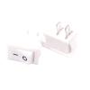 10Pcs White Push Button Switch 6A 250V KCD11 2Pin Snap-in On/Off Rocker Switch 15MM*21MM White view 2