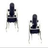 100Pcs Tact Switch 6 * 6 * 9mm Horizontal with Bracket Tactile Push Button Switches 6x6x9mm Micro Switch view 1
