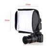 Vaguelly 1 Set Foldable Flash Diffuser for Photography Portable Softbox Lighting Accessory for and Outdoor Use for DSLR Camera and Flash Lights Black view 2