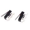 10Pcs Limit Switch Push Button Switch 1A 125V AC Mouse Switch 3Pins 90 Degree Curved Needle Micro Switch view 2