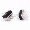 10Pcs Limit Switch Push Button Switch 1A 125V AC Mouse Switch 3Pins 90 Degree Curved Needle Micro Switch view 4