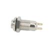 8MM 10MM 12MM 16MM Metal Button Switch Self Lock Button High Head Self Lock Switch 1 Normally Open Waterproof Antirust Momentary self-Reset(No Light,12MM_12-24V) view 4