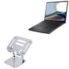 BoxWave Stand and Mount Compatible with ASUS Zenbook Duo Laptop (14 in) - Executive VersaView Stand, Ergonomic Adjustable Viewing Angle Metallic Riser - Metallic Silver view 1