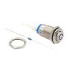 10Pcs 12mm 2Pin Metal Self-Locking Button Switch Blue LED Waterproof Small Switch with Resistor 220V view 2