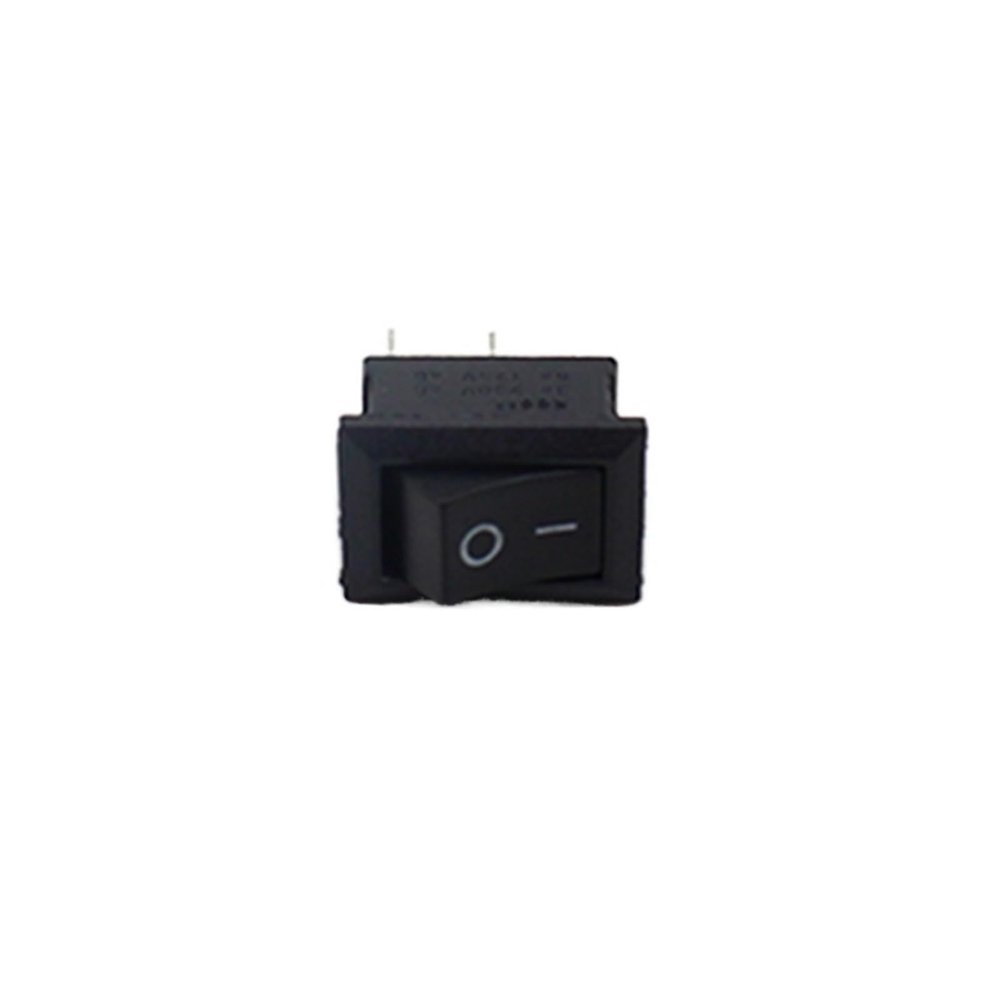 5/10Pcs Push Button Switch 10x15mm SPST 2Pin 3A 250V KCD11 Snap-in on/Off Rocker Switch 10MM*15MM Black Red and White(Black,5pcs)