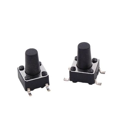 100Pcs 6x6x9mm Momentary Tactile Tact Mini Push Button Switch SMT 4pin Tact Push Button Switch 6 * 6 * 9mm Micro Switch