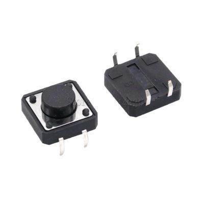 100Pcs 12 x 12mm x 6mm 12 * 12 * 6H Panel PCB Momentary Tactile Tact Push Button Switch DIP