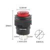 2Pcs Power Switch with Light Lock Self-Locking R16-503AD Round Button Switch Red and Green 16MM 1.8V-3V(2Pcs Green) view 2
