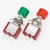 5Pcs 3Pin C-NO-NC 6mm Mini Momentary Automatic Push Button Switch ON-(ON) 2A 250VAC/5A 120VAC Toggle Switches(Red) view 1