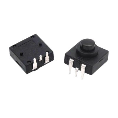 10PCS Flashlight Switch YY-CB1212-213YB Push Button Switch ON-ON-Off