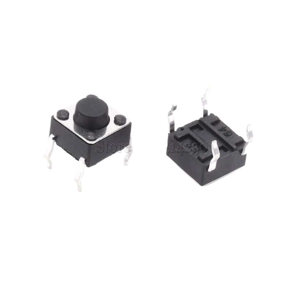 1000Pcs Tact Tacticle Switch Push Button 6 * 6 * 5mm 4 Pin DIP Momentary 6X6X5mm