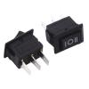 10PCS 3 Pin 3A 250V 10 * 15mm Black Button Rocker Switch ON Off ON AC 10X15 Mini Rocker Power Switches view 1