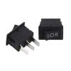 10PCS 3 Pin 3A 250V 10 * 15mm Black Button Rocker Switch ON Off ON AC 10X15 Mini Rocker Power Switches view 2