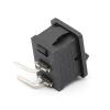 100Pcs Black Push Button Switch 6A/250V 10A/125V KCD1 2Pin Left Curved Needle Snap-in On/Off Rocker Switch 21MM*15MM Black view 3