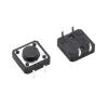 100Pcs 12 x 12mm x 5mm 12 * 12 * 5H Panel PCB Momentary Tactile Tact Push Button Switch DIP view 1