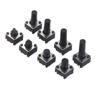 4.5x4.5mm Panel PCB Momentary Tactile Tact Mini Push Button Switch DIP 4pin 4.5x4.5x3.8/4.3/5/6/7/8/9/10 MM 4.5 * 4.5 * 3.8MM -10MM(4.5x4.5x8mm)
