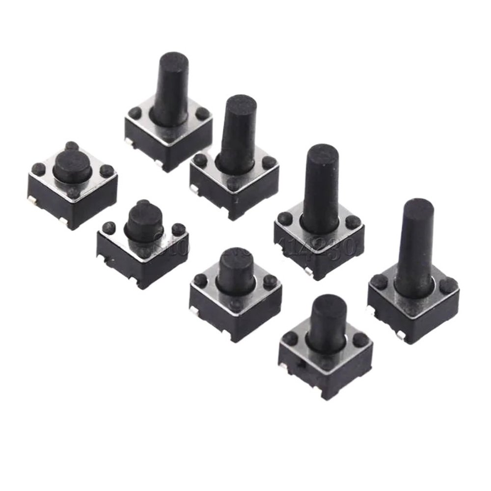 4.5x4.5mm Panel PCB Momentary Tactile Tact Mini Push Button Switch DIP 4pin 4.5x4.5x3.8/4.3/5/6/7/8/9/10 MM 4.5 * 4.5 * 3.8MM -10MM(4.5x4.5x8mm)