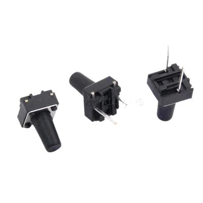 100Pcs Middle 2 pins 6 * 6 * 10 mm Switch Tactile Push Button Switches 6x6x10mm