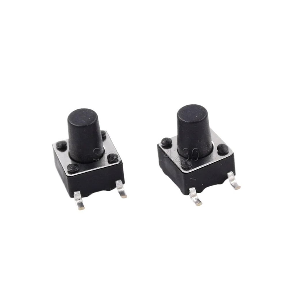 1000Pcs 6x6x8mm Panel PCB Momentary Tactile Tact Mini Push Button Switch SMD 4pin Height 8mm