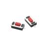 100Pcs Type 3 * 6 * 2.5mm 3 * 6 * 2.5H 3x6x2.5mm SMD Red White Push Button Switch Microswitch Tact Switch(Red) view 2