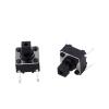 100Pcs 6 * 6 * 7.3MM Square Head 6 * 6 * 7.3H 4 pin Vertical Micro Switch Button Switch DIP-4 view 1