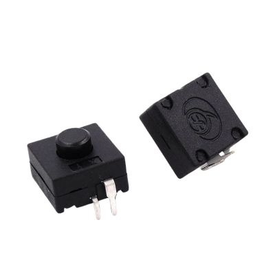 10Pcs 12x12mm 2Pins 1A 30V ON-Off Flashlight Push Button Switch Height 9.5mm 1212-112B
