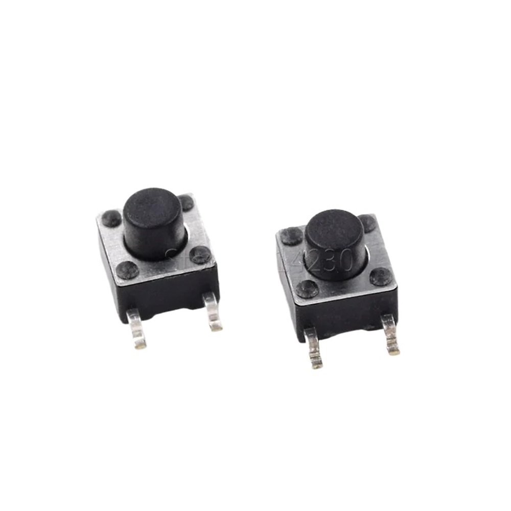 1000Pcs 6x6x6mm Panel PCB Momentary Tactile Tact Mini Push Button Switch SMD 4pin Height 6mm