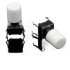 100pcs/lot White Plastic Cap Hat G63 for 6 * 6mm Tactile Push Button Switch Lid Cover view 1