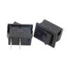 5Pcs Push Button Switch 15x21mm SPST 2Pin 6A 250V 10V 125V KCD1-101 Snap-in On/Off Rocker Switch 15MM*21MM Black view 1