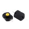 10PCS Flashlight Button Switch Yellow Straight Pins 1813-DF ON-of 18x13mm 2 pins Yellow Switch view 3
