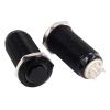 1PC Mounting 12mm 4Pin Black Waterproof Blue LED Round Gaoping Circular Metal Push Button Switch Self-Locking Switch 12V view 1