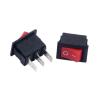 100PCS Power Switch 3 Pin AC 3A 250V 10 * 15mm Red Button Switch ON Off 10X15MM Mini Rocker Switch view 1