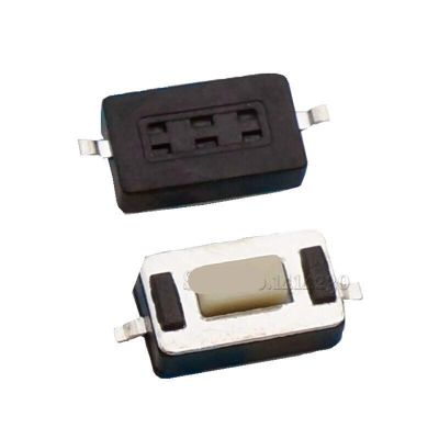 1000Pcs Type 3 * 6 * 2.5mm 3 * 6 * 2.5H 3x6x2.5mm SMD Red White Push Button Switch Microswitch Tact Switch(White)