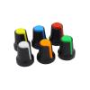 12pcs Potentiometer knob Switch Cap (Peach Heart Button A Variety of Colors) Diameter 6 mm Diameter 15 mm * 17 mm high view 1