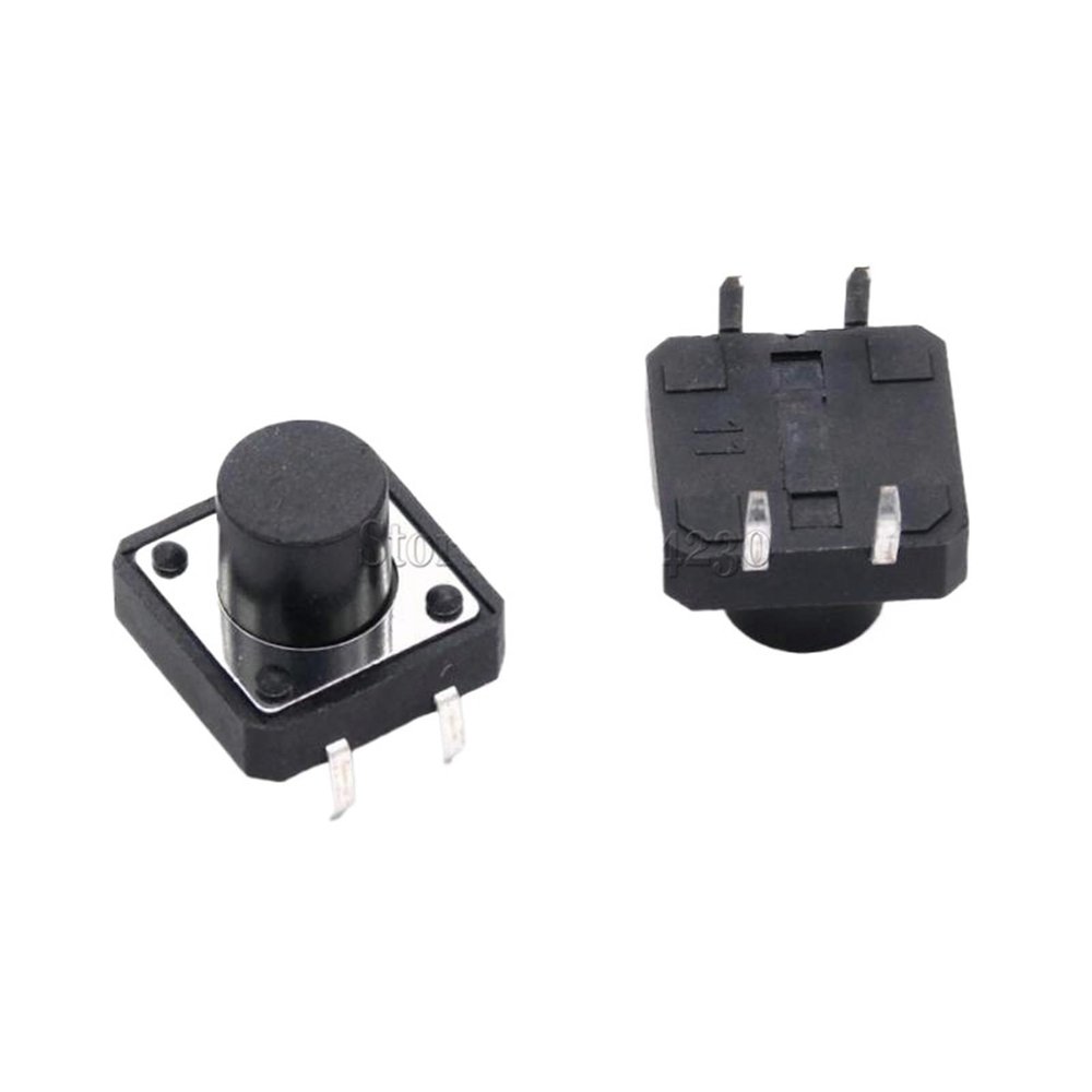 100Pcs 12 x 12mm x 9mm 12 * 12 * 9H Panel PCB Momentary Tactile Tact Push Button Switch DIP