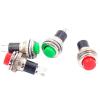 10PCS 10mm Mini Round Push Button Switch No Lock DS-316 Red Green Doorbell Reset Switch DS-314(10PCS Red) view 2