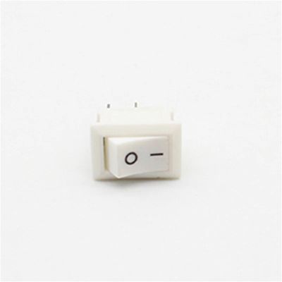 5/10Pcs Push Button Switch 10x15mm SPST 2Pin 3A 250V KCD11 Snap-in on/Off Rocker Switch 10MM*15MM Black Red and White(White,5pcs)